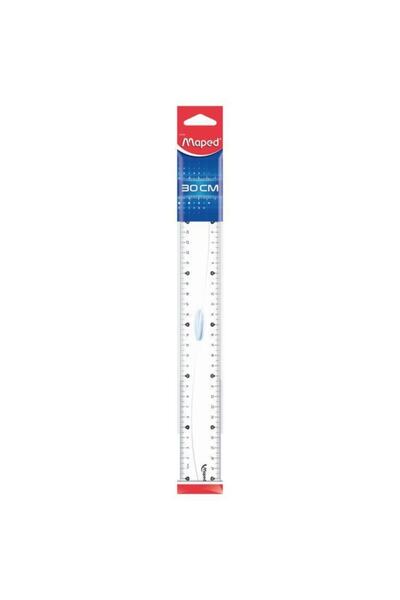 Plastic Ruler 30 cm Center Hold146109