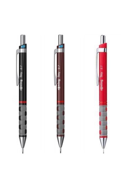 Tikky Versatil Pen 0.7 Black Claret Red
