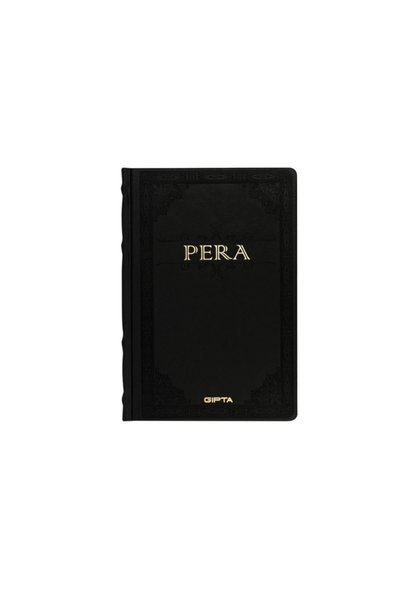 Pera 17*24 160 Sheets Unlined Concept Notebook with Faux Leather Cover