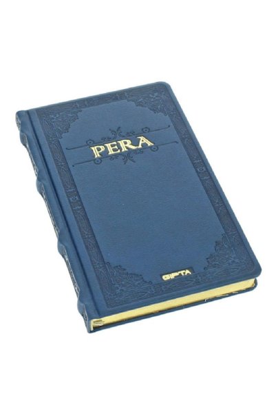 Pera 17*24 160 Sheets Unlined Concept Notebook with Faux Leather Cover