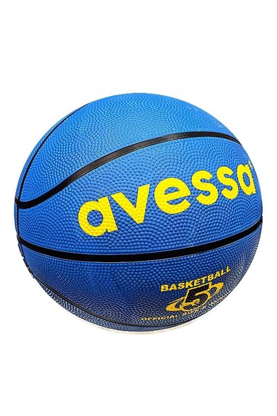 Rubber Material 8 Panel No 5 Basketball Blue