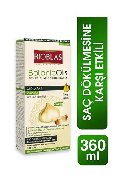 Botanic Oils Garlic Shampoo for All Hair Types 360 Ml Conditioner