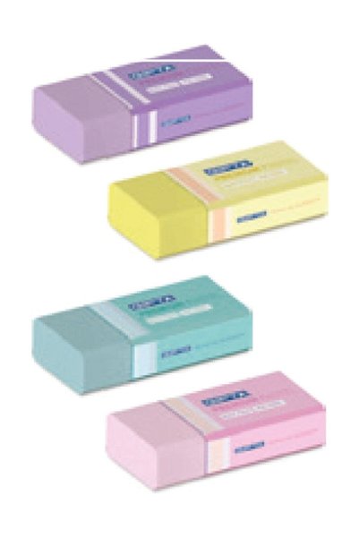 Premium Dust Free Pastel Colored Eraser