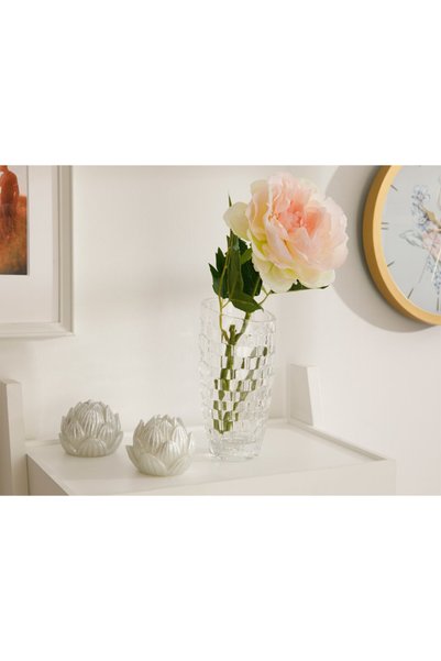 Amaranthus Fabric Single Branch Artificial Flower 48 cm Cream