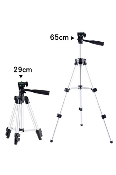 65cm алуминиумски статив за мобилен телефон и камера