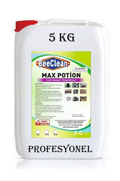 5 Kg Max Potion професионална формула за отстранување на тешки нечистотии и дамки од автомобили