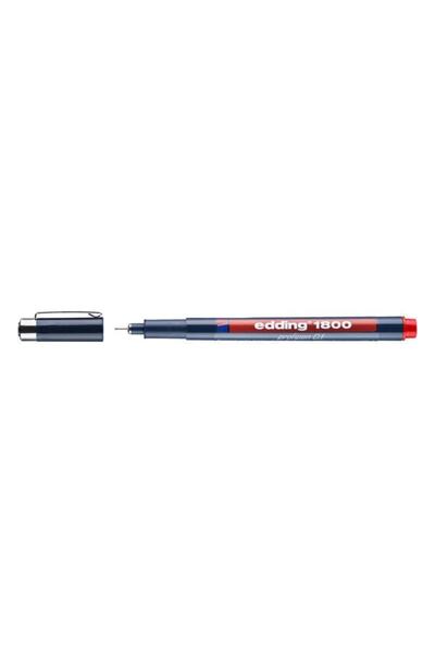 1800 Technical Drawing Pen 0.1 mm Red