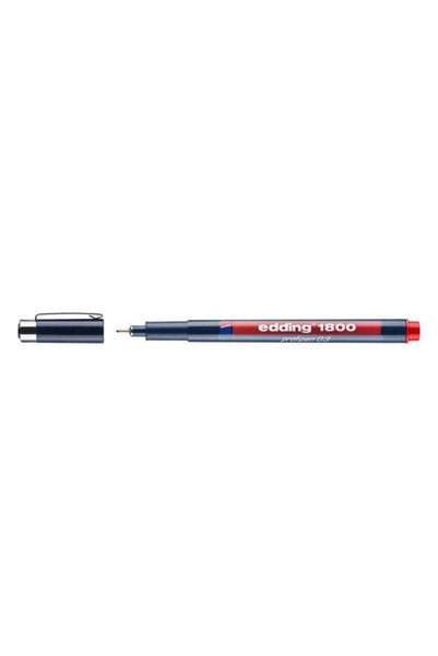1800 Technical Drawing Pen 0.3 mm Red