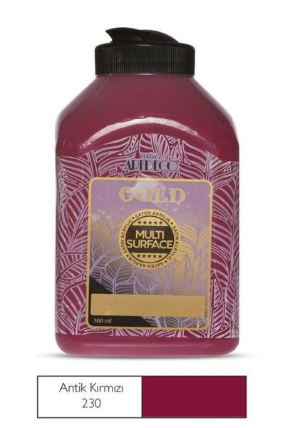 Gold акрилна боја за повеќе површини 500 ml. 230 ANTIQUE RED