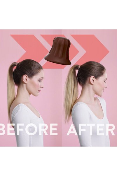 Hair Clip Cool Hair Ponytail Hairstyle Upright Holding Apparatus - Brown