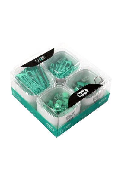 Cubbie Rainbow 4-Piece PVC Box Turquoise