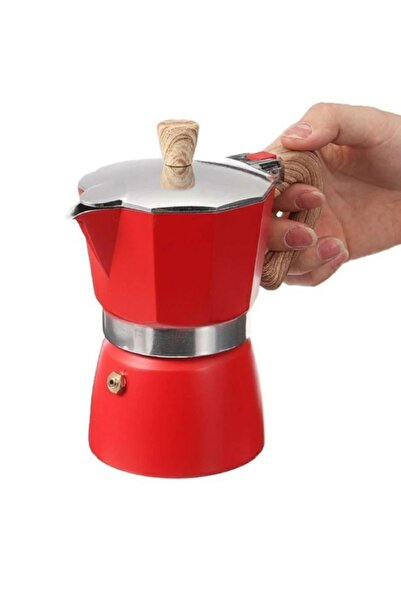Aloha Moka Pot 6 Cup Црвена