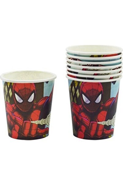 8-делни хартиени чаши со Spiderman