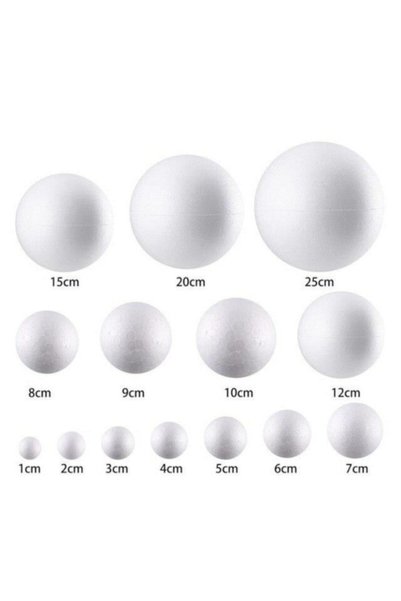 Joy 2 cm 100-Pack Styrofoam Foam Ball