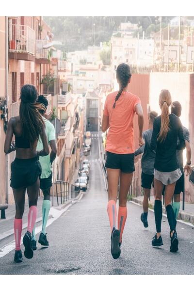 Pro+ Run Socks 2.0 спортски компресивни чорапи, црни, женски III