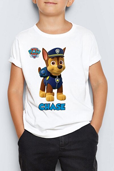 Унисекс детска маица со принт на Paw Patrol Chase Mr-05