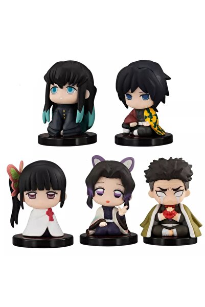 Q Posket Kimetsu No Yaiba аниме манга фигура 4 - 5 cm - 5-делен сет 2