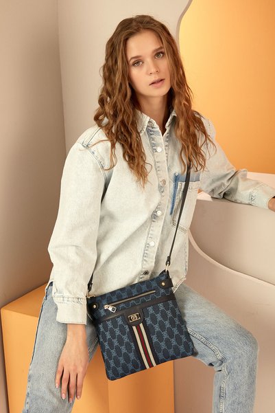 Denim Women's Shoulder Bag 05PO22Y1650