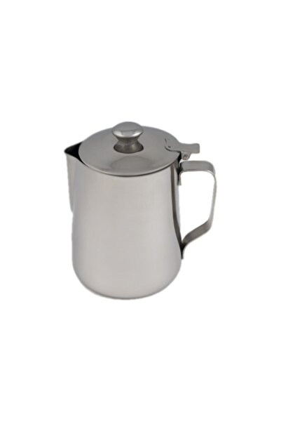 Инокс бокал за кафе и млеко со капак 300 ml