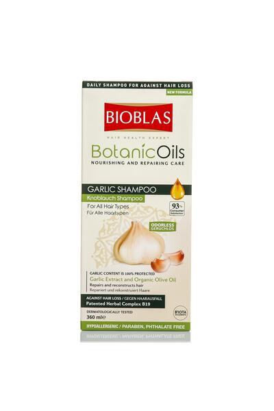 Botanic Oils Garlic Shampoo 360 ml