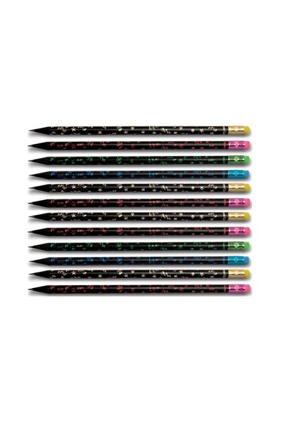 Black Body Pencil Party 2b 12 Pieces