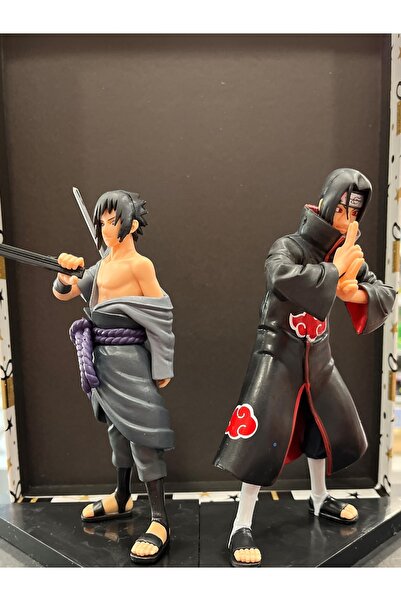 Naruto Shippuuden - фигура на Uchiha Itachi нинџа и фигура на Sasuke нинџа 18 цм двоен пакет