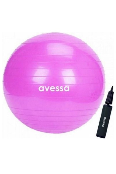 65 Cm Thick Pilates Ball with Pump