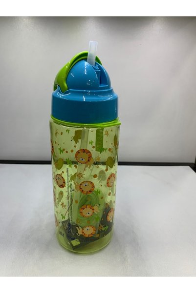 Crystal Tritan Patterned Flask with Straw 500 Cc 3
