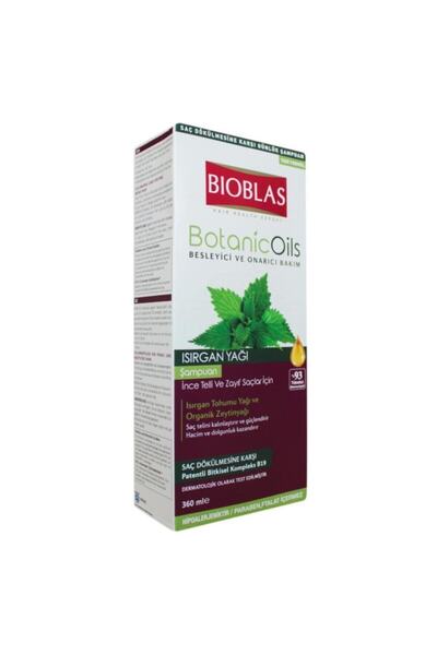 Botanic Oils Nettle Oil Shampoo 360 ml