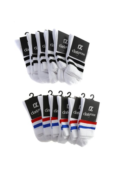Michaelkids22Y White Men's Socks