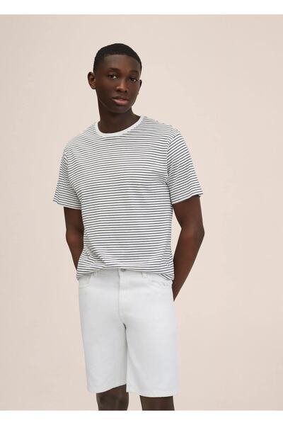 Light Wash Bermuda Denim Shorts