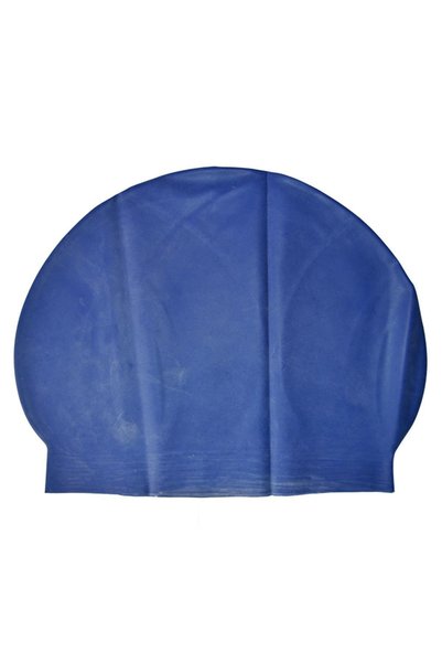 Latex Bonnet Navy Blue Pool Bonnet