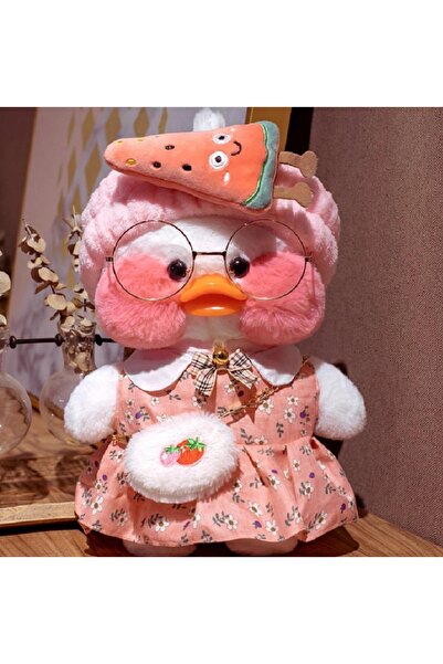 Kawaii цртана Lalafanfan 30cm плишана патка подарок за роденден