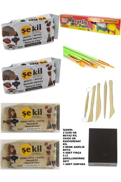 Ceramic Plasticine Clay Starter Set