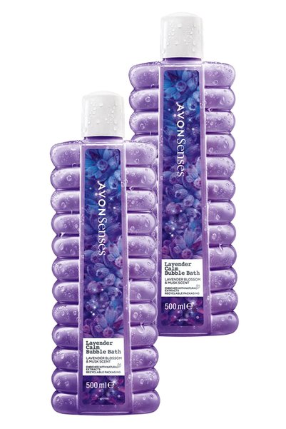 Senses Lavender Calm Lavender Scented Bath Foam 500 MlSet of Two