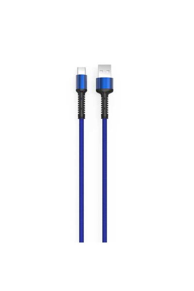 Плетен кабел отпорен на кршење 3m Ls65 Type-c Usb кабел син