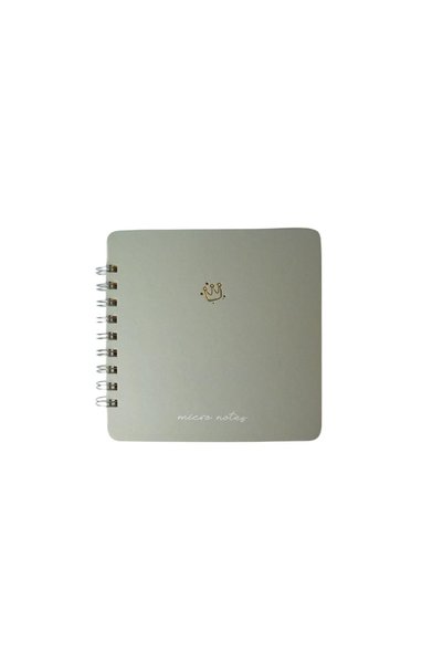 Micro Notes 16X16 100 Yp Lined Notebook Pastel Gray