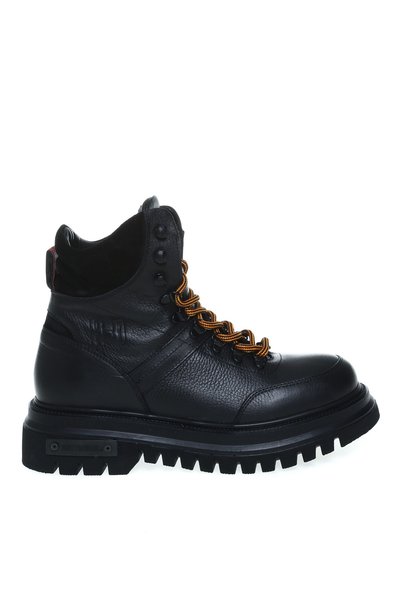 Leather Men's Black Boots Steın