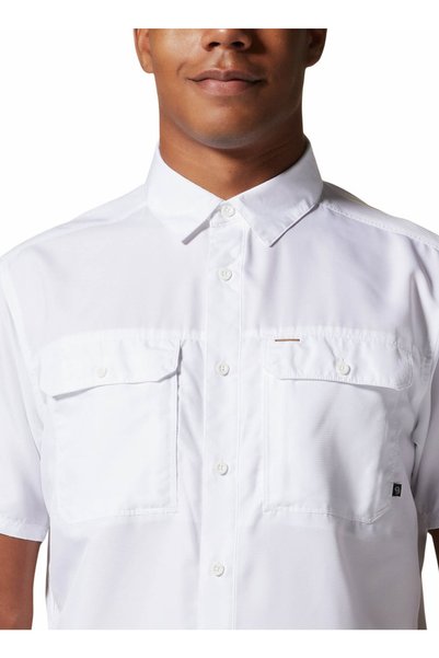 Plain White Men's Shirt 1648771100 Om7044