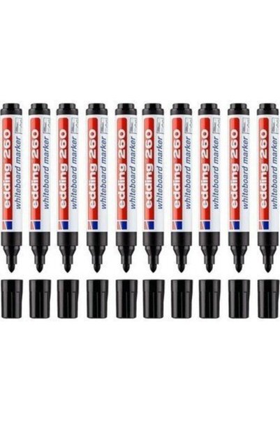 260 Wooden Pen Black 10 Pcs