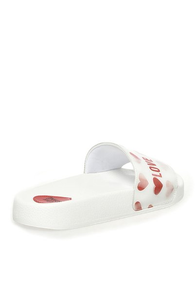 White Women's Beach Slippers
