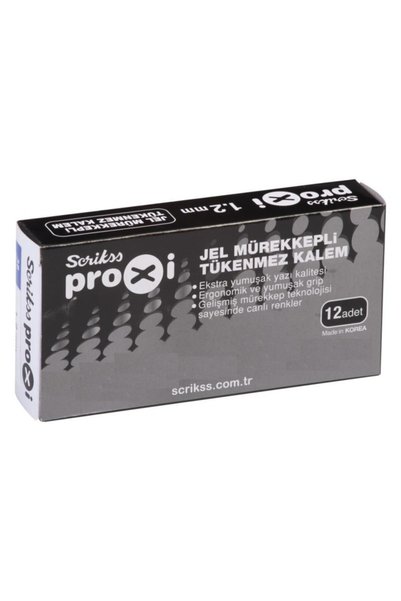 Proxi Oil Based Gel Ink Pen 1.2 Mm Orange