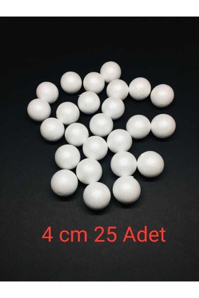 Styrofoam Ball 4cm (25 Pieces))
