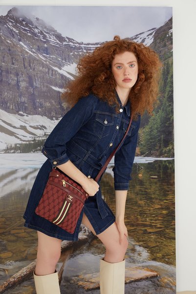 Red Women's Shoulder Bag 05Po22Y1650