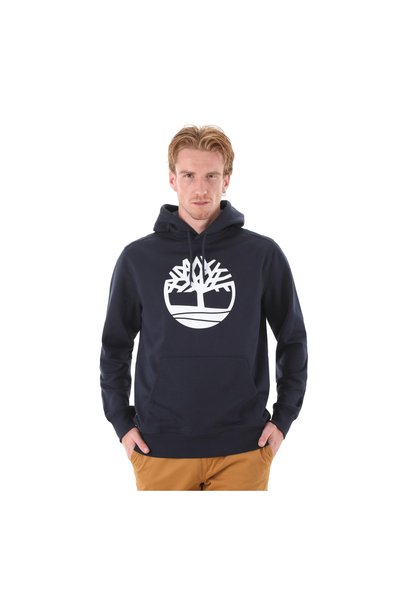 B0a2bjhu101-r Core Logo P-o Hood Bb Men's Sweatshirt Navy Blue