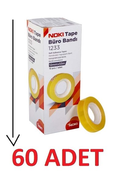 Office Tape 12x33 60 Pieces