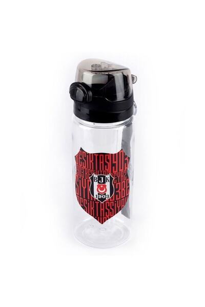 Plastic Flask 500 ml Black Red 22389