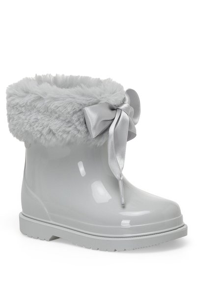 W10258 Bimbi Soft Gray Girls' Rain Boots
