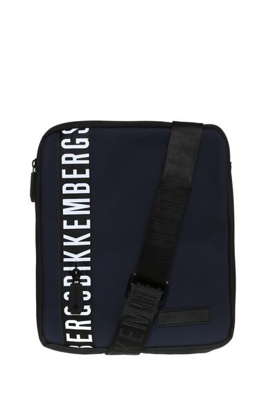 Polyester Navy Blue Men's Messenger Bag E4Cpme170032