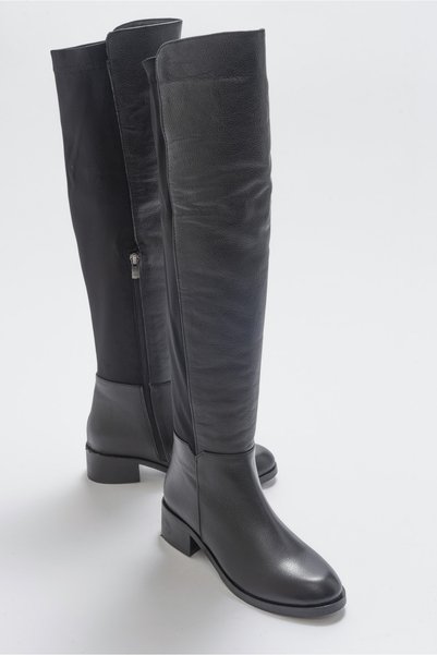 1177 Black Leather Women's Boots
